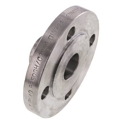 Welding Neck Flange DN25-PN40 33.7mm Black Steel DIN 2635 And EN 1092-1 (Type 11)