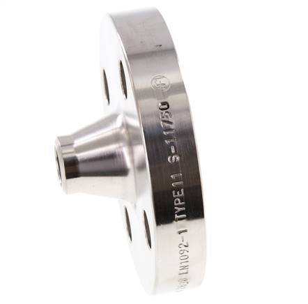 Welding Neck Flange DN15-PN160 21.3mm 1.4571 DIN 2638 And EN 1092-1 (Type 11)
