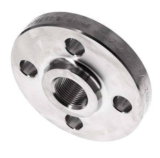 Threaded Flange DN20-PN40 Rp 3/4'' Stainless Steel 1.4571 DIN 2567 And EN 1092-1 (Type 13)