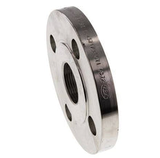 Threaded Flange DN20-PN16 (EN) Rp 3/4'' Stainless Steel 1.4571 EN 1092-1 (type 13)