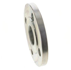 Threaded Flange DN40-PN40 Rp 1-1/2'' Zinc-Plated Steel DIN 2567 And EN 1092-1 (Type 13)