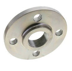 Threaded Flange DN40-PN40 Rp 1-1/2'' Zinc-Plated Steel DIN 2567 And EN 1092-1 (Type 13)