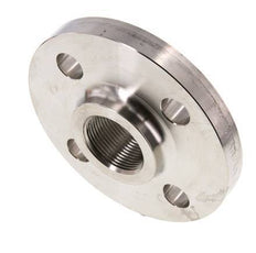 Threaded Flange DN32-PN40 Rp 1-1/4'' Stainless Steel 1.4571 EN 1092-1 (type 13)