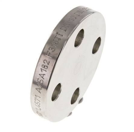 Blind Flange DN10-PN16 Stainless Steel 1.4571 DIN 2527