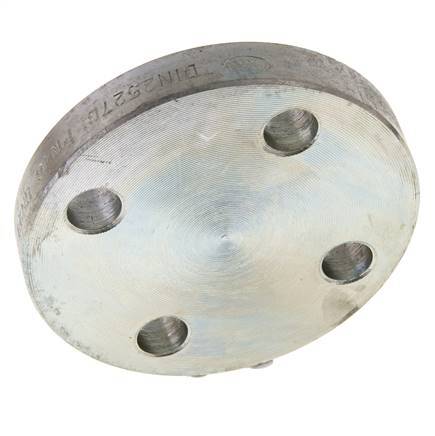 Blind Flange DN20-PN16 Zinc-Plated Steel DIN 2527