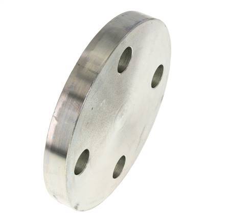 Blind Flange DN100-PN16 Zinc-Plated Steel DIN 2527 And EN 1092-1 (Type 05)