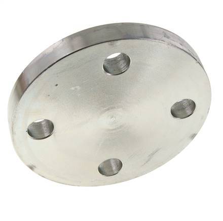 Blind Flange DN100-PN16 Zinc-Plated Steel DIN 2527 And EN 1092-1 (Type 05)