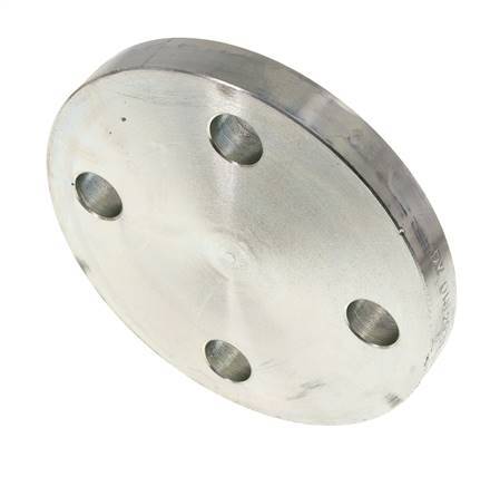 Blind Flange DN100-PN16 Zinc-Plated Steel DIN 2527 And EN 1092-1 (Type 05)