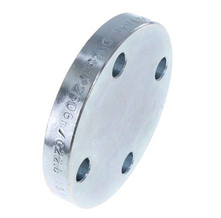 Blind Flange DN50-PN40 Zinc-Plated Steel DIN 2527 And EN 1092-1 (Type 05)