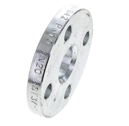 Loose Flange DN20-PN10 Galvanized Steel Solid Material DIN 2642