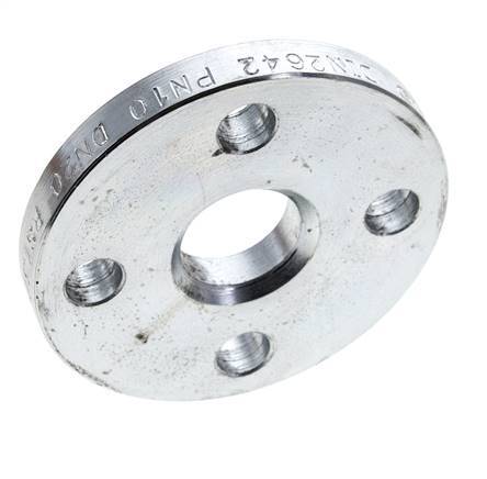 Loose Flange DN20-PN10 Galvanized Steel Solid Material DIN 2642