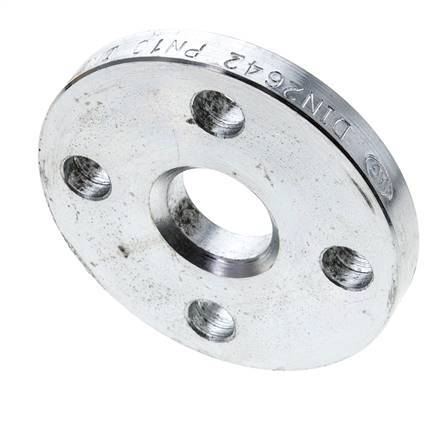 Loose Flange DN20-PN10 Galvanized Steel Solid Material DIN 2642