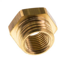 Niple reductor de latón M14x1.5 macho x M10x1 hembra 16bar (232psi) [2 piezas]