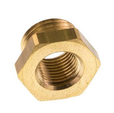 Niple reductor de latón M14x1.5 macho x M10x1 hembra 16bar (232psi) [2 piezas]