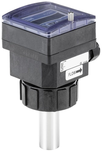 Electromagnetic insertion flow meter, stainless steel sensor, short probe, with display - Bürkert 8045 - 449671