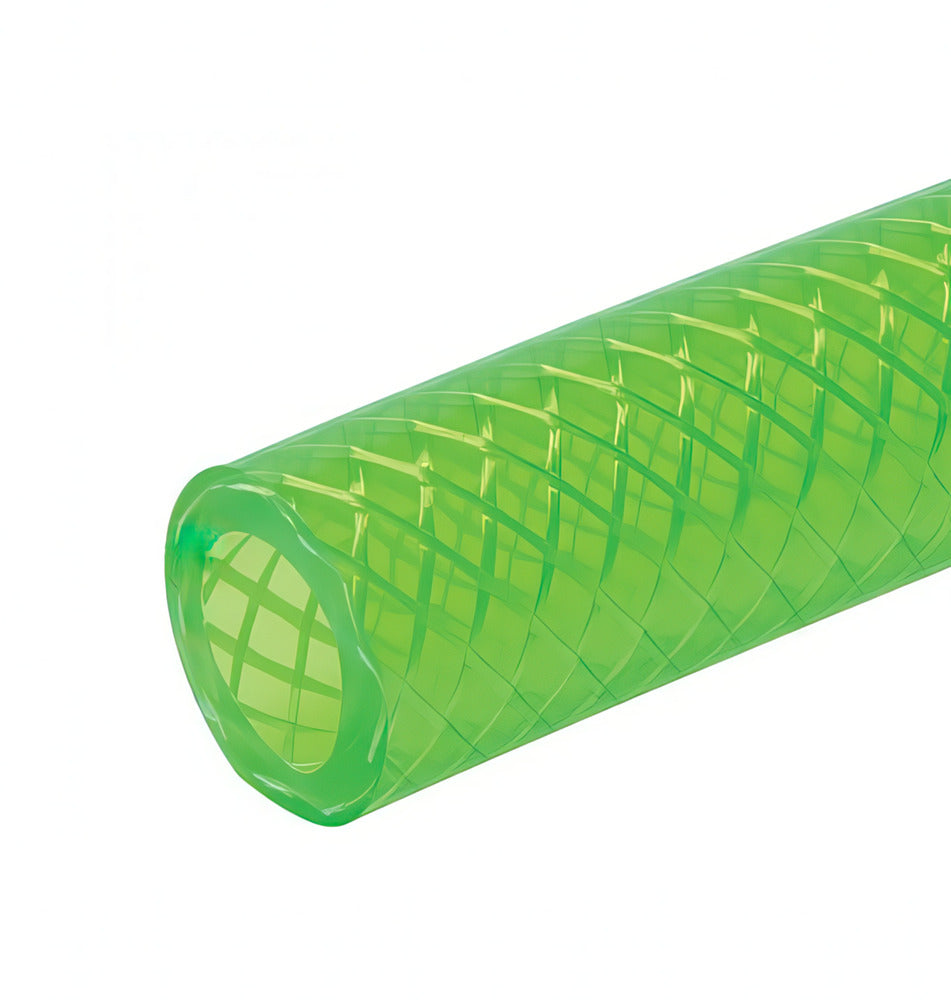 PVC universal liquid hose 13.2x19.8 mm 10 m Green colour food-grade