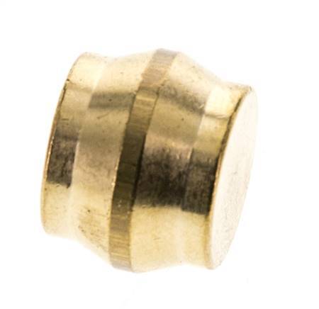 18mm Brass Closing Plug for Compression Ring Fittings 67 Bar DIN EN 1254-2 [2 Pieces]
