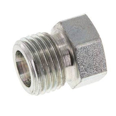 8S Tapón de cierre de acero galvanizado para tubos 630 Bar DIN 2353 [2 piezas]
