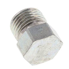 8S Tapón de cierre de acero galvanizado para tubos 630 Bar DIN 2353 [2 piezas]