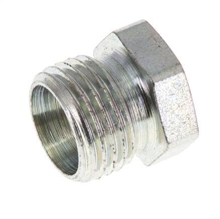 Tapón de cierre de acero galvanizado 10L para tubos de 315 barras DIN 2353 [2 piezas]