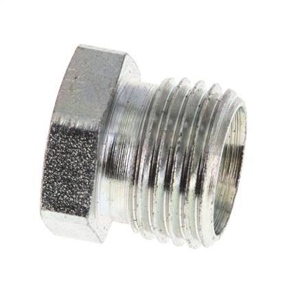10L Zinc plated Steel Closing Plug for Tubes 315 Bar DIN 2353 [2 Pieces]