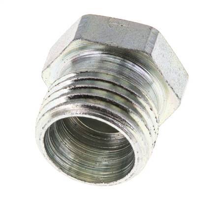 10L Zinc plated Steel Closing Plug for Tubes 315 Bar DIN 2353 [2 Pieces]