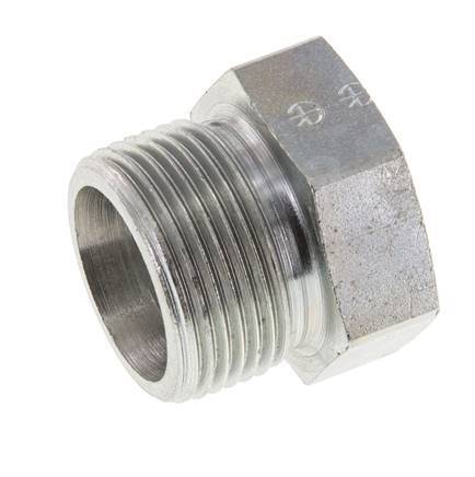 16S Zinc plated Steel Closing Plug for Tubes 400 Bar DIN 2353
