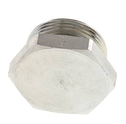 Tapón de Cierre de Acero Cincado 28L para Tubos 160 Bar DIN 2353