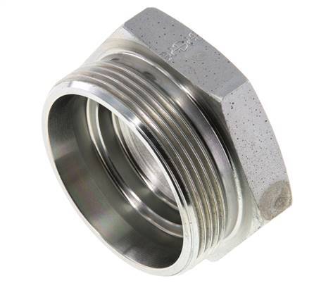 42L Tapón de cierre de acero zincado para tubos 160 Bar DIN 2353