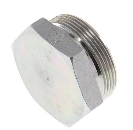 42L Tapón de cierre de acero zincado para tubos 160 Bar DIN 2353