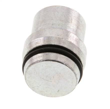 Tapón de cierre de acero galvanizado 16S para accesorios de anillo de corte 400 Bar DIN 2353 [5 piezas]