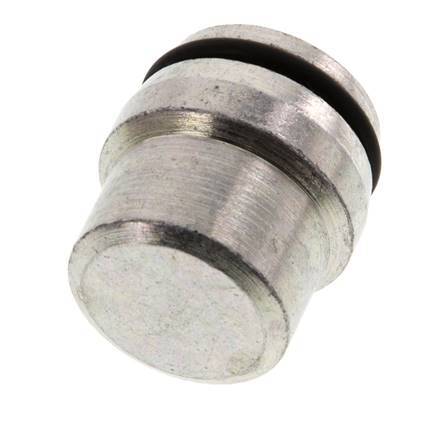 Tapón de cierre de acero galvanizado 18L para accesorios de anillo de corte 315 Bar DIN 2353 [5 Piezas]