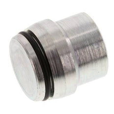 25S Tapón de cierre de acero galvanizado para accesorios de anillo de corte 400 Bar DIN 2353 [2 piezas]