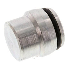 25S Tapón de cierre de acero galvanizado para accesorios de anillo de corte 400 Bar DIN 2353 [2 piezas]