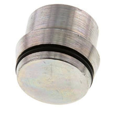 30S Tapón de cierre de acero galvanizado para racores de anillo cortante 400 Bar DIN 2353