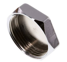 G 1 1/4'' Nickel plated Brass End cap 16 Bar