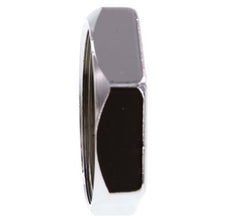 G 1 1/4'' Nickel plated Brass End cap 16 Bar