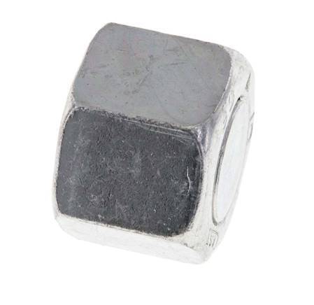 UN 11/16''-16 Tapa final de acero galvanizado ORFS 630 Bar