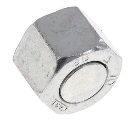 UN 11/16''-16 Tapa final de acero galvanizado ORFS 630 Bar