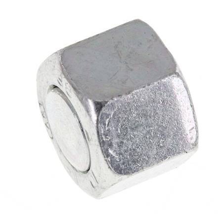 UN 11/16''-16 Tapa final de acero galvanizado ORFS 630 Bar