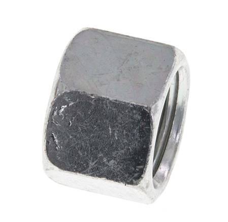 UN 11/16''-16 Tapa final de acero galvanizado ORFS 630 Bar