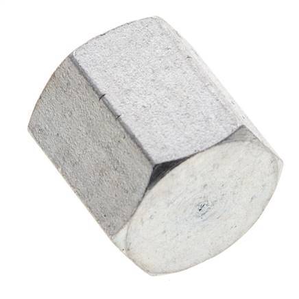 1/8'' NPT Zinc plated Steel Closing plug with Outer Hex 345 Bar [2 Pieces]