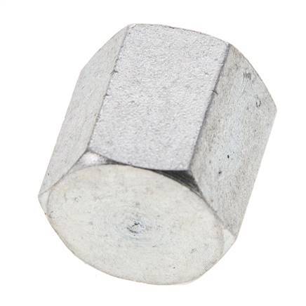 1/8'' NPT Zinc plated Steel Closing plug with Outer Hex 345 Bar [2 Pieces]
