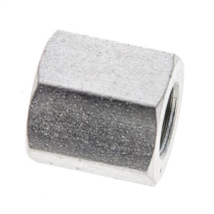 1/8'' NPT Zinc plated Steel Closing plug with Outer Hex 345 Bar [2 Pieces]