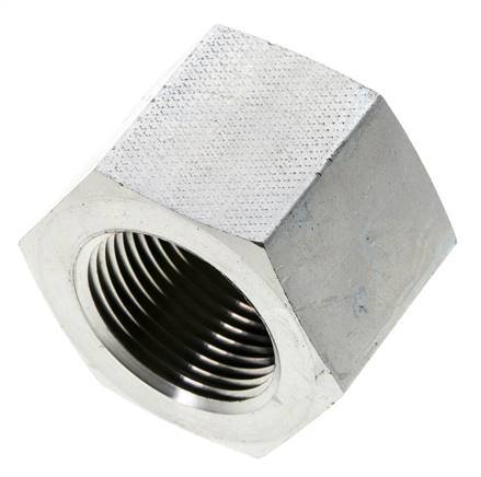 1'' NPT Zinc plated Steel Closing plug with Outer Hex 140 Bar