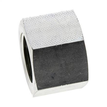 1'' NPT Zinc plated Steel Closing plug with Outer Hex 140 Bar