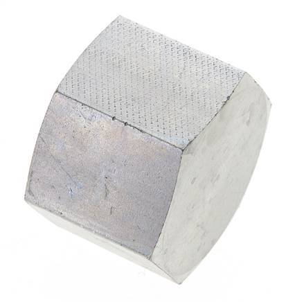 1'' NPT Zinc plated Steel Closing plug with Outer Hex 140 Bar