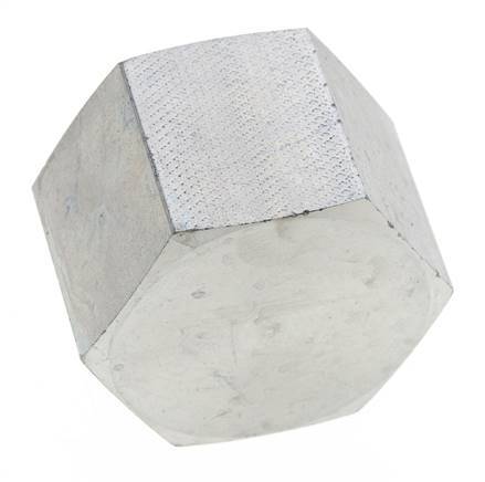 1'' NPT Zinc plated Steel Closing plug with Outer Hex 140 Bar