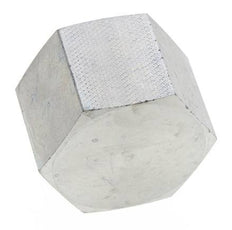 1'' NPT Zinc plated Steel Closing plug with Outer Hex 140 Bar
