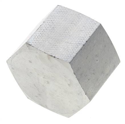 1'' NPT Zinc plated Steel Closing plug with Outer Hex 140 Bar